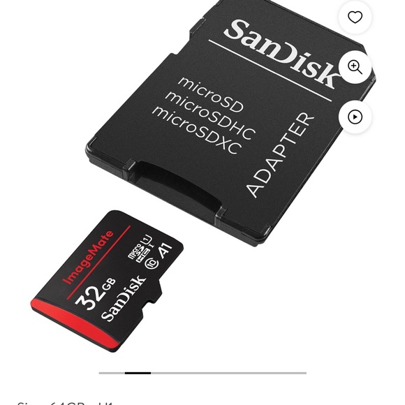 SanDisk 64GB ImageMate microSDXC UHS-1 Memory Card with Adapter Full HD, A1 - Picture 3 of 3
